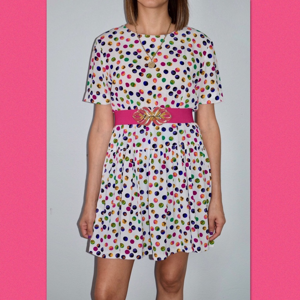 Vintage handmade polka dot dress